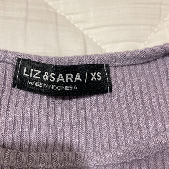 Purple Ruffled Tee - Picture 2 of 2